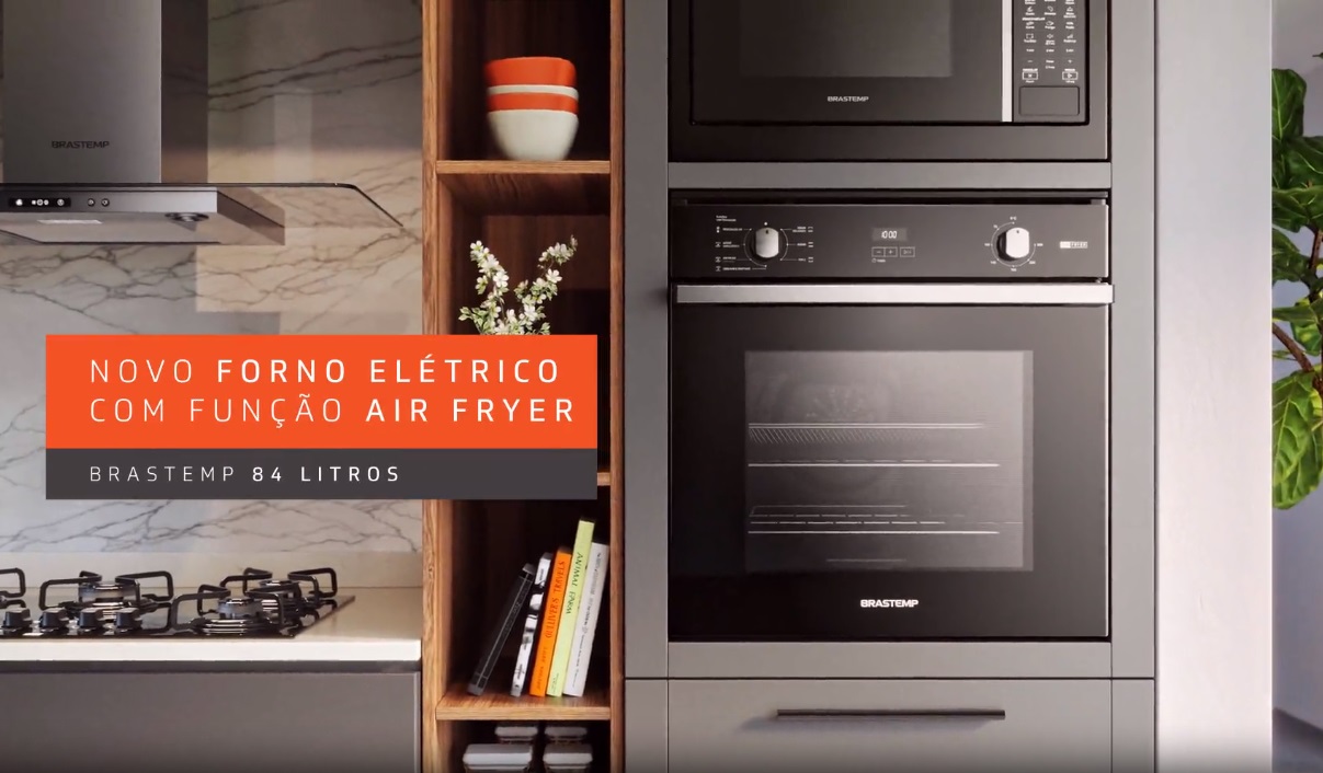 Forno eletrico de embutir brastemp
